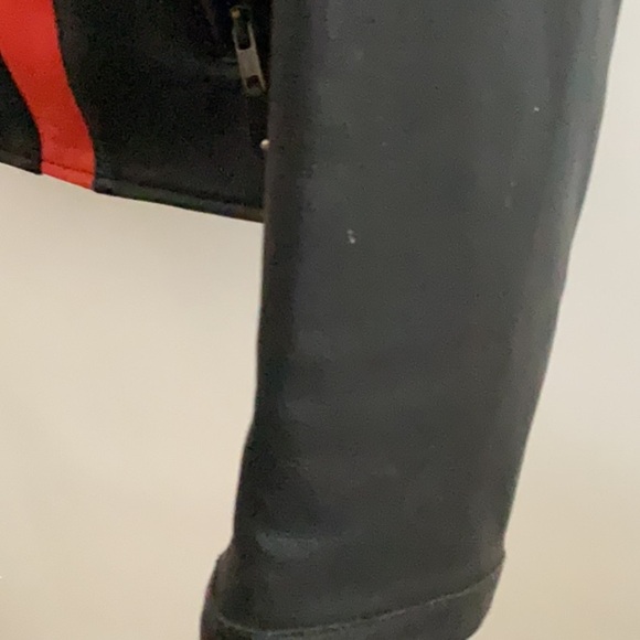 Motorcycle thick leather jacket vintage biker - Picture 8 of 16